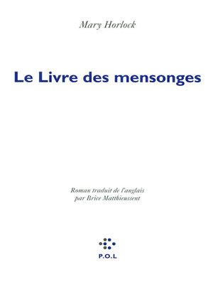 cover image of Le Livre des mensonges